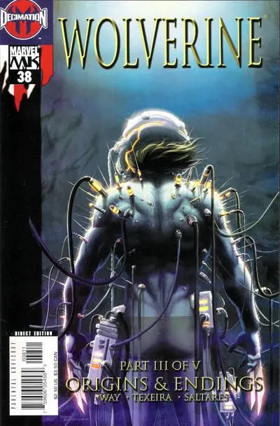 Wolverine, Vol. 3 #38 Direct Edition comic book cover, 2006