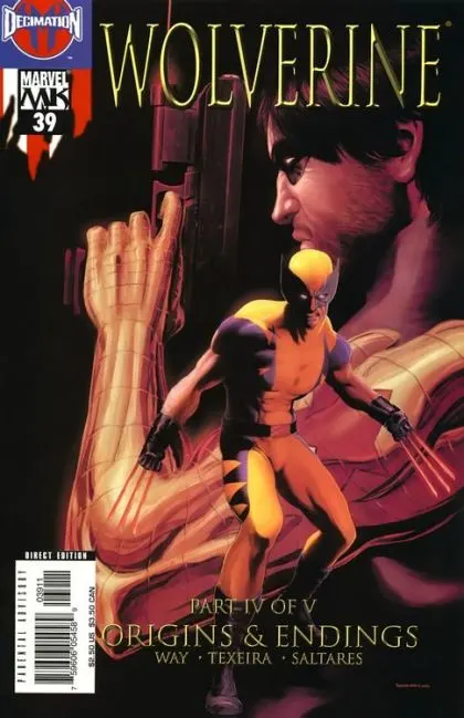 Wolverine, Vol. 3 #39 Direct Edition comic book cover, 2006