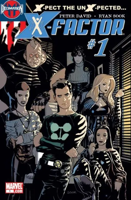X-Factor, Vol. 3 #1 Ryan Sook Regular comic book cover, 2006