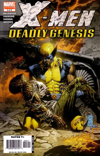 X-Men: Deadly Genesis #3 comic book cover, 2006