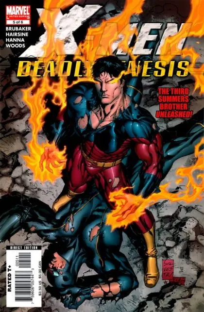 X-Men: Deadly Genesis #5 comic book cover, 2006