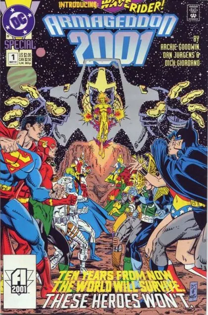Armageddon 2001 #1 Direct Edition comic book cover, 1991