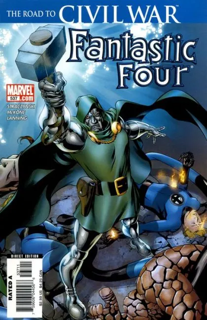 Fantastic Four, Vol. 3 #537 comic book cover, 2006