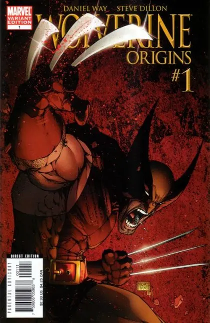 Wolverine: Origins #1 Michael Turner Variant comic book cover, 2006