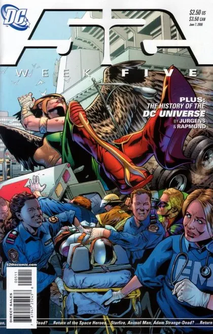 52 #5 J.G. Jones Regular comic book cover, 2006