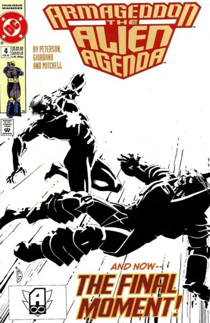Armageddon: The Alien Agenda #4 Direct Edition comic book cover, 1992