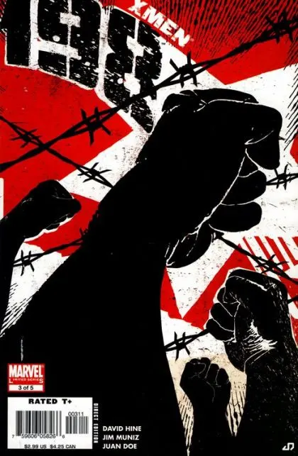 X-Men: The 198 #3 comic book cover, 2006