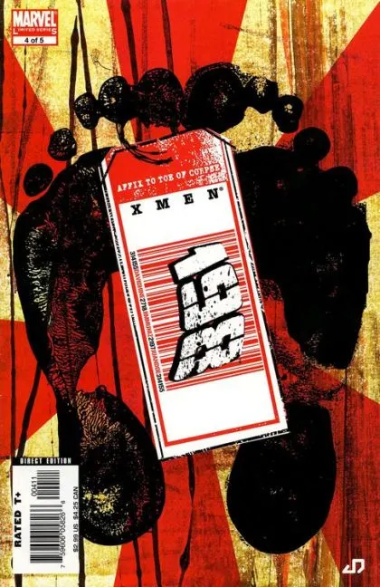 X-Men: The 198 #4 comic book cover, 2006
