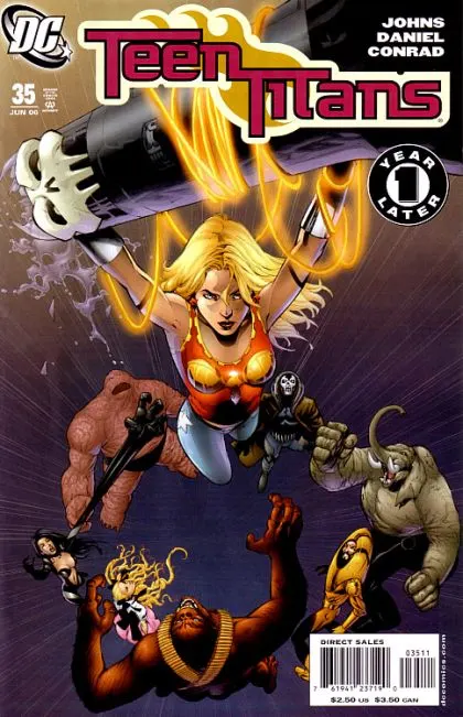 Teen Titans, Vol. 3 #35 Direct Edition comic book cover, 2006