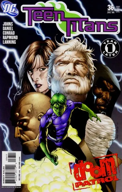 Teen Titans, Vol. 3 #36 Direct Edition comic book cover, 2006