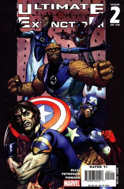 Ultimate Extinction #2 comic book cover, 2006
