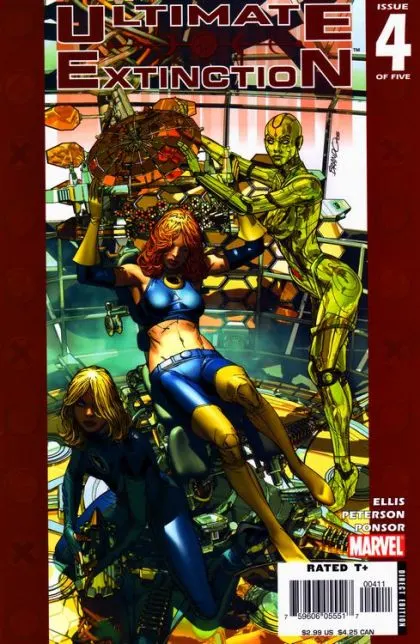 Ultimate Extinction #4 comic book cover, 2006