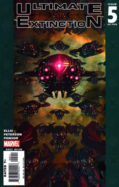 Ultimate Extinction #5 comic book cover, 2006