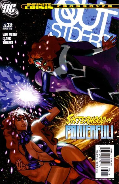 Outsiders, Vol. 3 #32 comic book cover, 2006