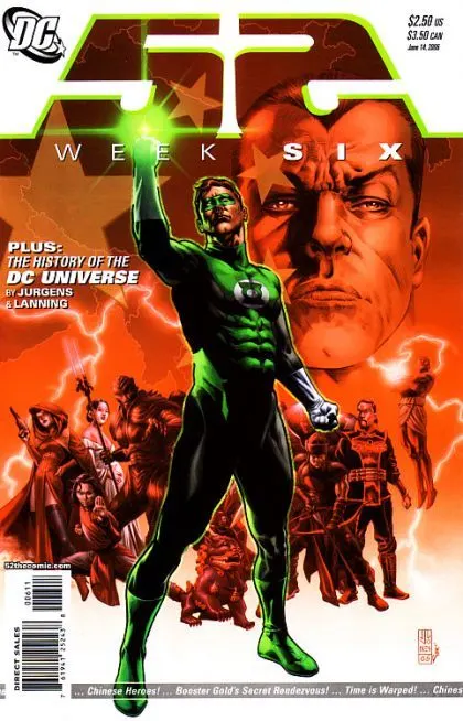 52 #6 J.G. Jones Regular comic book cover, 2006
