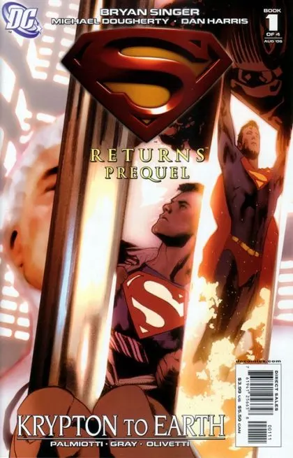 Superman Returns: Prequel #1 comic book cover, 2006