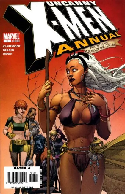 The Uncanny X-Men Annual, Vol. 2 #1 comic book cover, 2006
