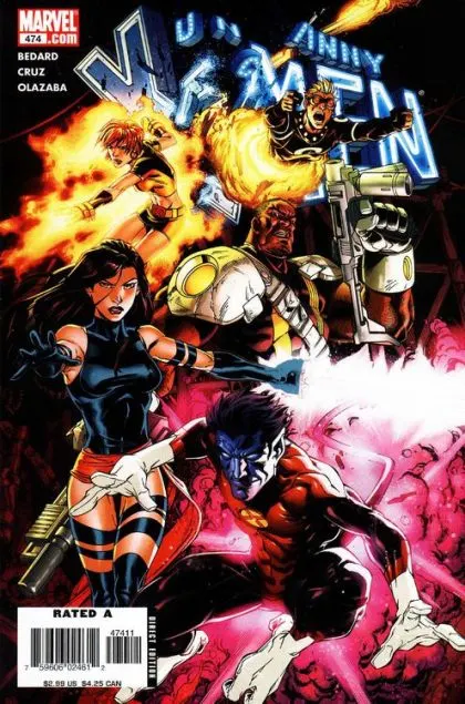 Uncanny X-Men, Vol. 1 #474 Roger Cruz Regular comic book cover, 2006