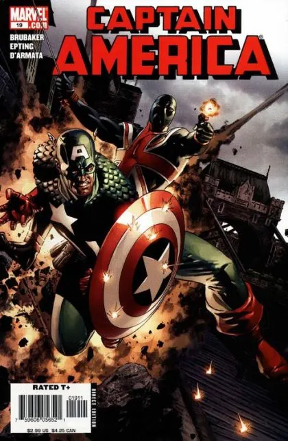 Captain America, Vol. 5 #19 Steve Epting Regular comic book cover, 2006