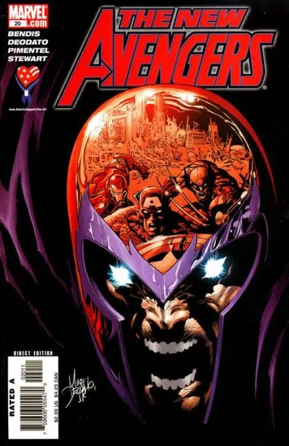 New Avengers, Vol. 1 #20 Mike Deodato Jr. Regular comic book cover, 2006