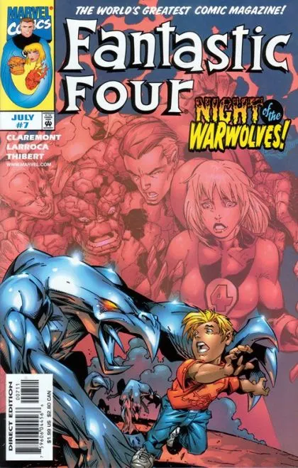 Fantastic Four, Vol. 3 #7 Direct Edition comic book cover, 1998