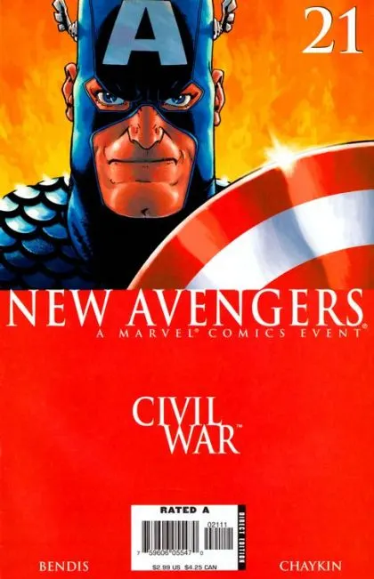 New Avengers, Vol. 1 #21 Howard Chaykin Regular comic book cover, 2006