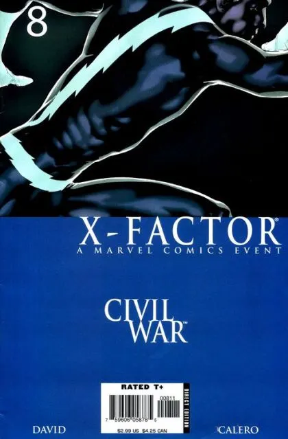 X-Factor, Vol. 3 #8 Dennis Calero Regular comic book cover, 2006