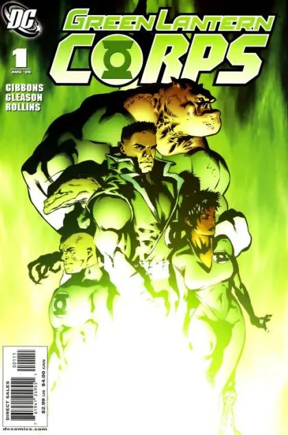 Green Lantern Corps, Vol. 1 #1 Patrick Gleason Regular comic book cover, 2006