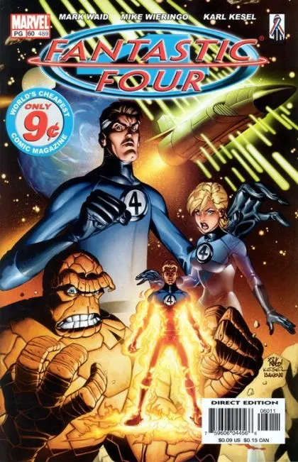 Fantastic Four, Vol. 3 #60 Mike Wieringo Regular comic book cover, 2002
