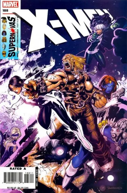 X-Men, Vol. 1 #188 Chris Bachalo Regular comic book cover, 2006