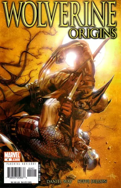 Wolverine: Origins #4 Gabriele Dell'Otto Variant comic book cover, 2006