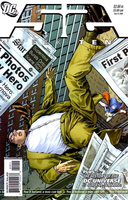 52 #10 comic book cover, 2006