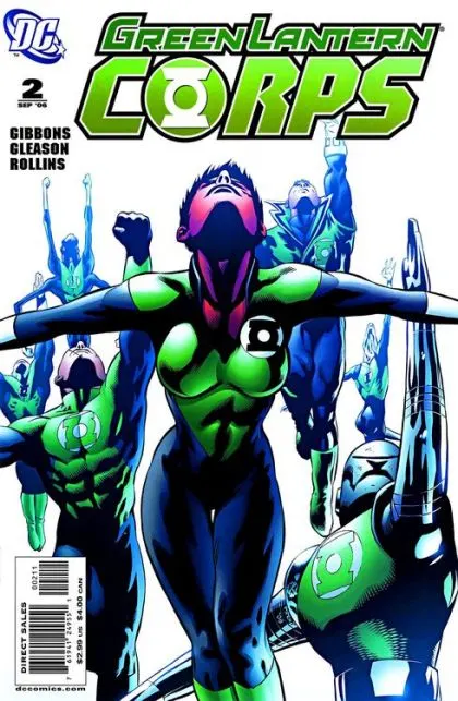 Green Lantern Corps, Vol. 1 #2 comic book cover, 2006