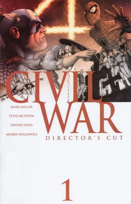Civil War, Vol. 1 #1 Director's Cut comic book cover, 2006