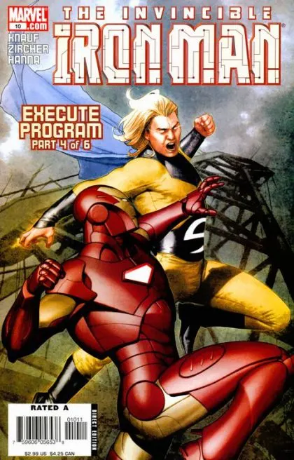Iron Man, Vol. 4 #10 Direct Edition comic book cover, 2006