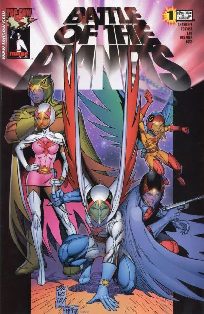 Battle of the Planets #1 Mark Silvestri Variant Cover comic book cover, 2002