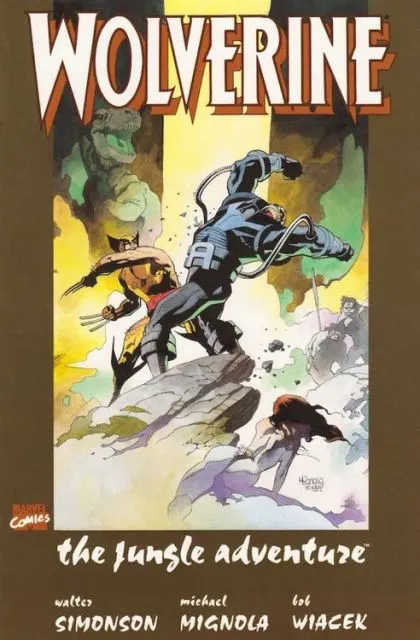 Wolverine: The Jungle Adventure #1 comic book cover, 1990