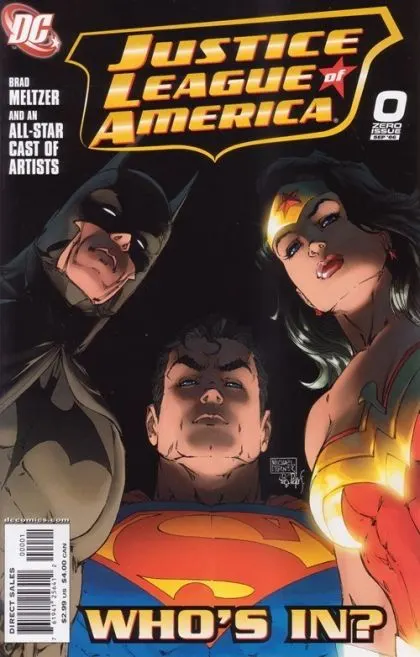 Justice League of America, Vol. 2 #0 Michael Turner Regular comic book cover, 2006