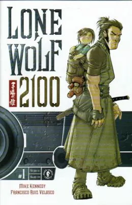 Lone Wolf 2100, Vol. 1 #1 comic book cover, 2002