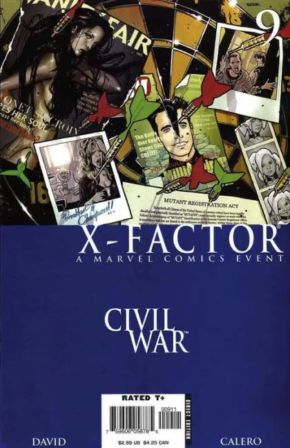 X-Factor, Vol. 3 #9 Ryan Sook Regular comic book cover, 2006