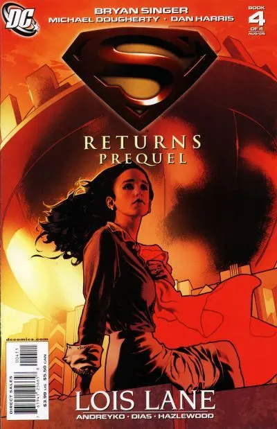 Superman Returns: Prequel #4 comic book cover, 2006