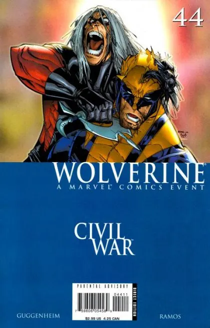 Wolverine, Vol. 3 #44 Direct Edition comic book cover, 2006