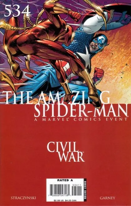 The Amazing Spider-Man, Vol. 2 #534 Ron Garney Regular comic book cover, 2006
