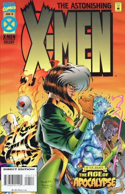 Astonishing X-Men, Vol. 1 #4 Direct Deluxe Edition comic book cover, 1995