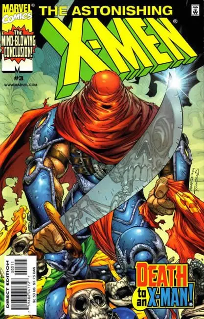 Astonishing X-Men, Vol. 2 #3 Direct Edition comic book cover, 1999