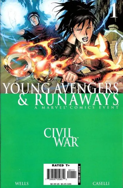 Civil War: Young Avengers & Runaways #1 comic book cover, 2006