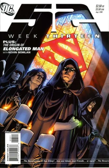 52 #13 J.G. Jones Regular comic book cover, 2006