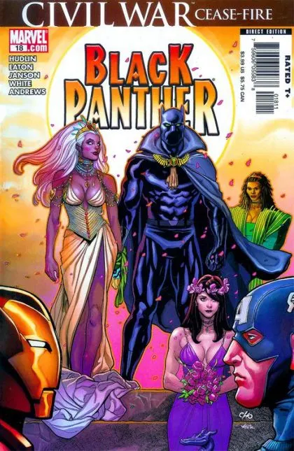 Black Panther, Vol. 4 #18 Frank Cho Regular comic book cover, 2006