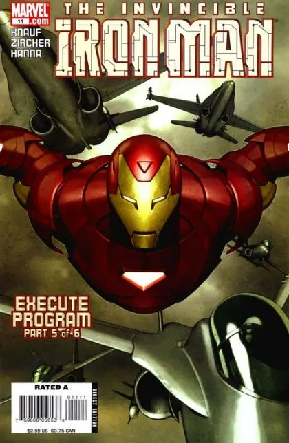 Iron Man, Vol. 4 #11 Direct Edition comic book cover, 2006