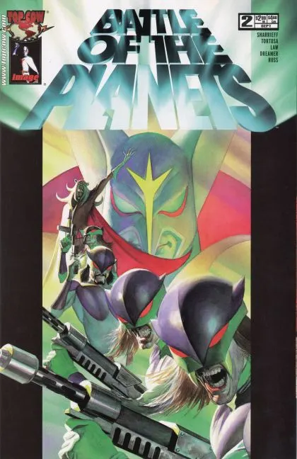 Battle of the Planets #2 Alex Ross Regular Cover comic book cover, 2002